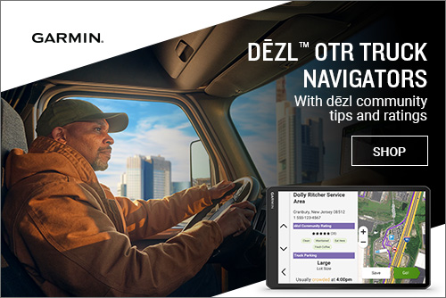 Garmin dezl OTR Truck Navigators