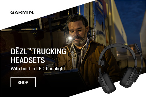 Garmin dezl Trucking Headsets 110/210, with active noise-cancellation
