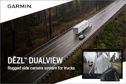 Garmin's NEW dēzl DualView rugged side camera system for trucks