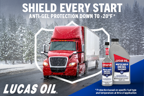 Shield every start with Lucas Oil Winter Shield Diesel Treatment