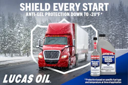Shield every start with Lucas Oil Winter Shield Diesel Treatment
